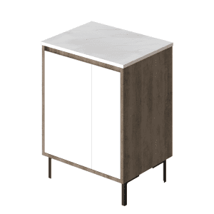 Vanitory Classic Fortezza Notte 60 cm - Frente Blanco