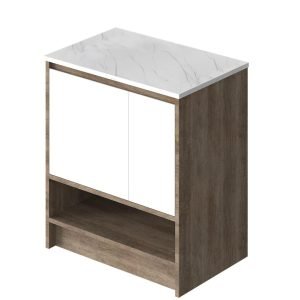 Vanitory Classic Legno Notte 70 cm - Frente Blanco
