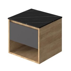 Vanitory Classic Rovere Giorno 50 cm - Frente Negro