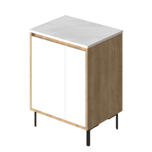 Vanitory Classic Fortezza Giorno 60 cm - Frente Blanco