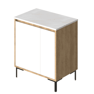 Vanitory Classic Fortezza Giorno 70 cm - Frente Blanco