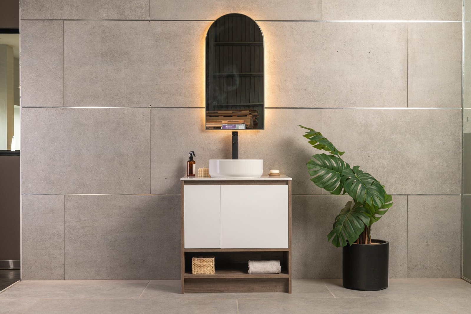 Vanitory Classic Legno Notte 60 cm - Frente Blanco - Image 4