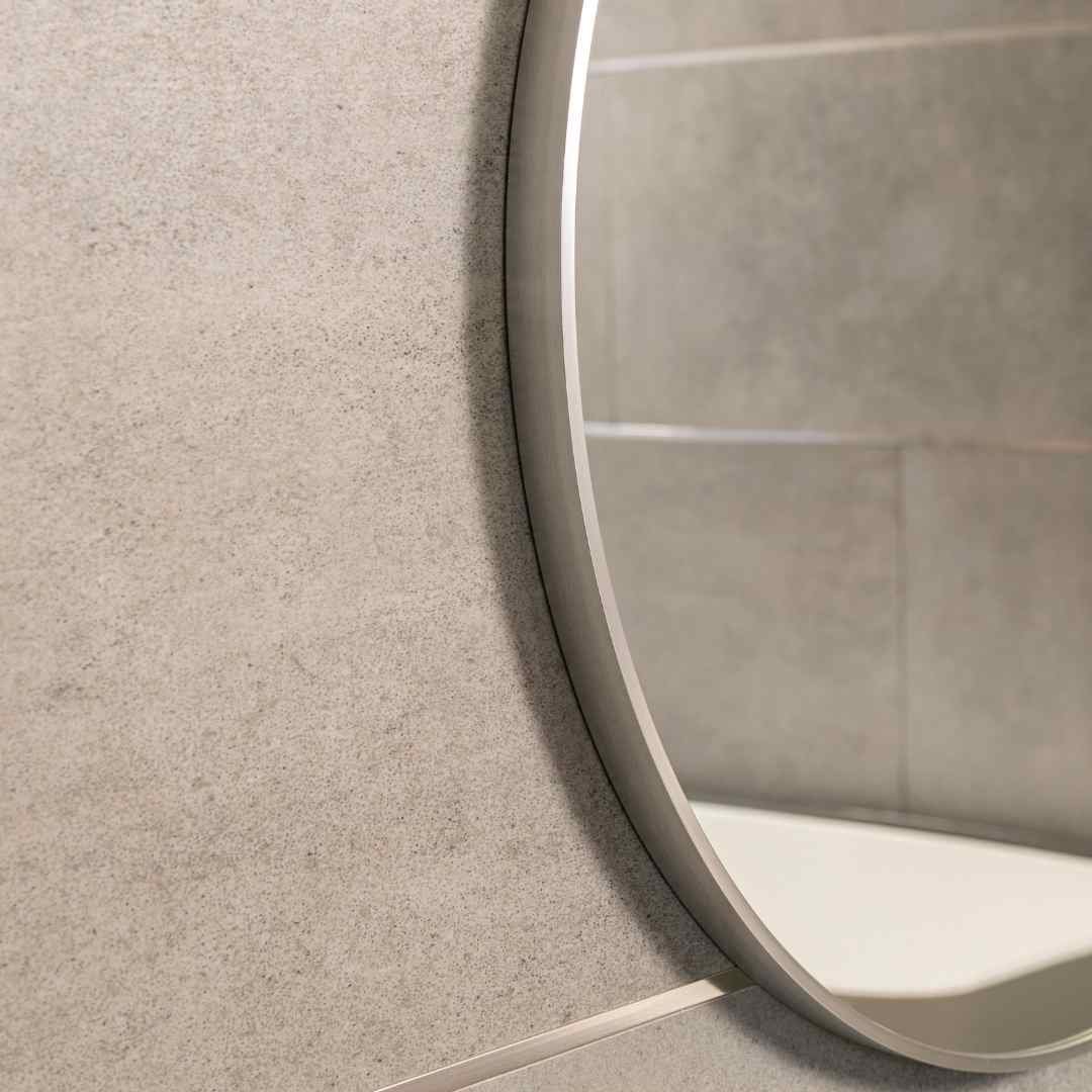 Espejo marco de aluminio Ring Frame 70 cm - Cromo mate - Image 6