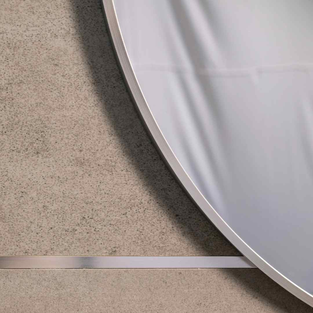 Espejo marco de aluminio Ring Frame 70 cm - Cromo mate - Image 5