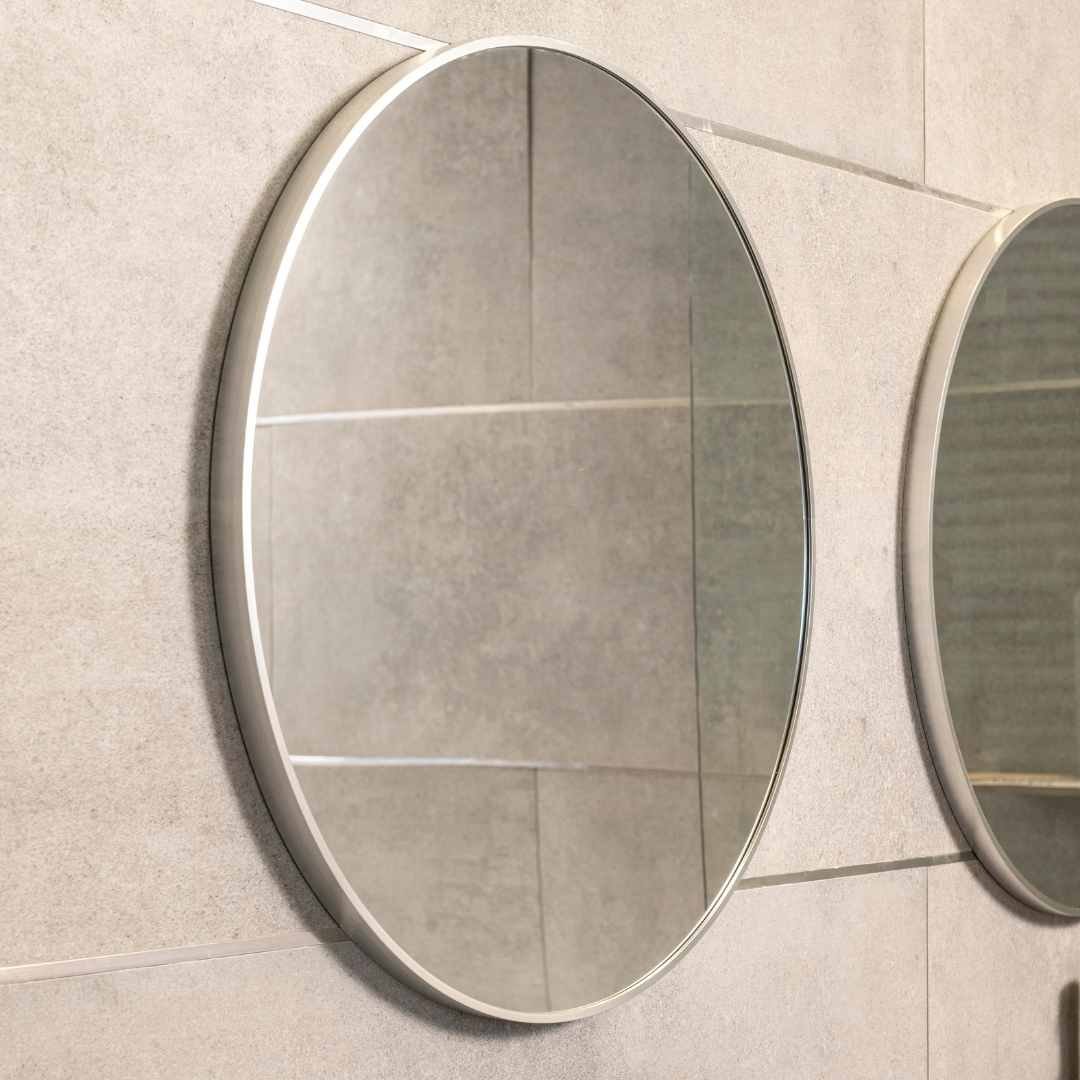 Espejo marco de aluminio Ring Frame 70 cm - Cromo mate - Image 3