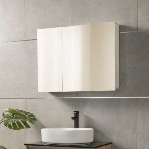 Espejo box Wellbox Duo 80x62x15 cm - Blanco