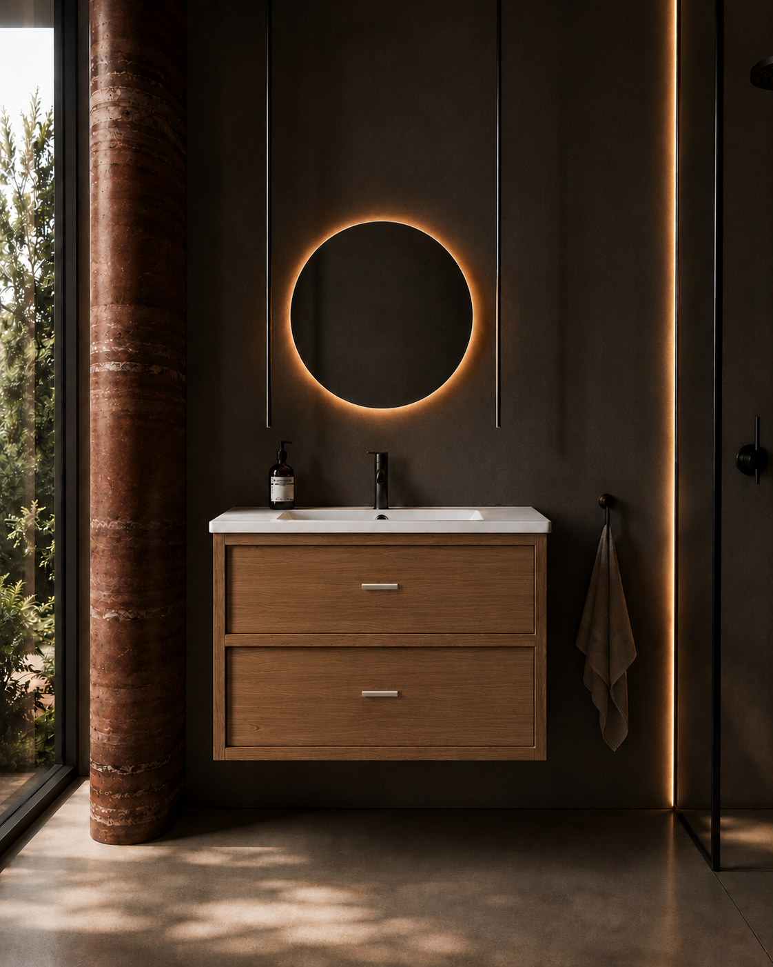 Vanitory Classic Bosco - Nogal 60 cm