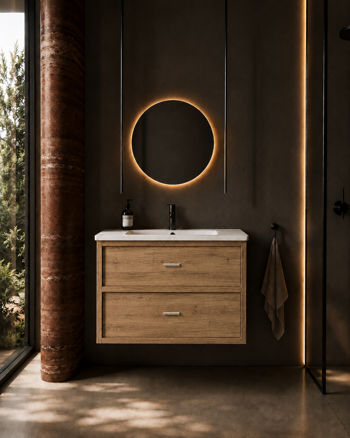 Vanitory Classic Bosco - Roble 60 cm