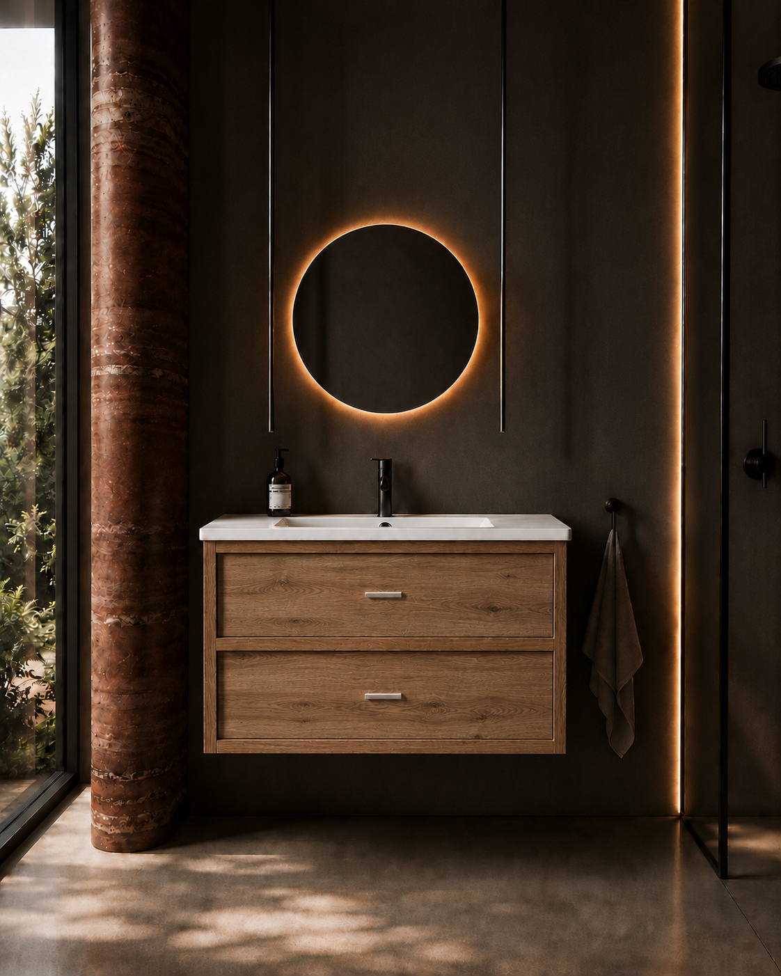 Vanitory Classic Bosco - Roble 70 cm