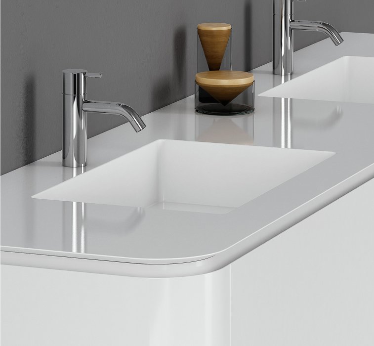 Vanitory con doble bacha