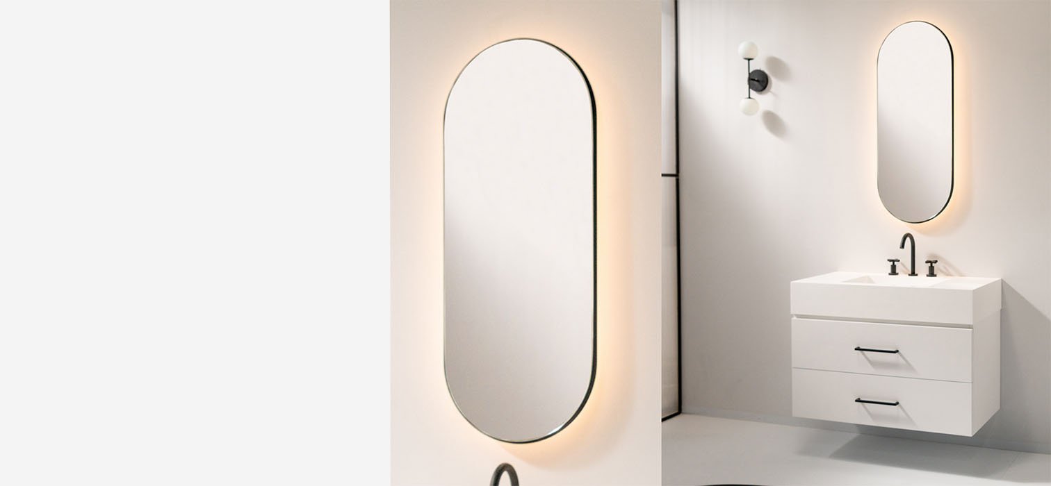 Espejo para baño con luces led