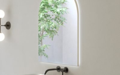 ¿Cómo los espejos retroiluminados complementan los muebles de baño de lujo?